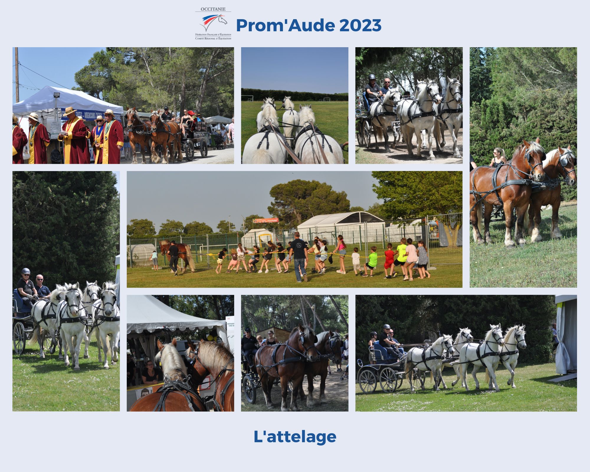 Photos Attelage Prom'Aude 2023